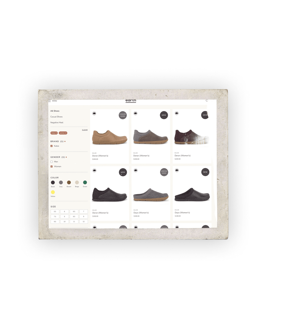 photo of new website