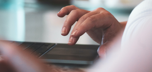 hand with phone