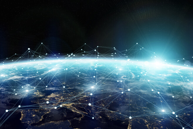 global network around the world