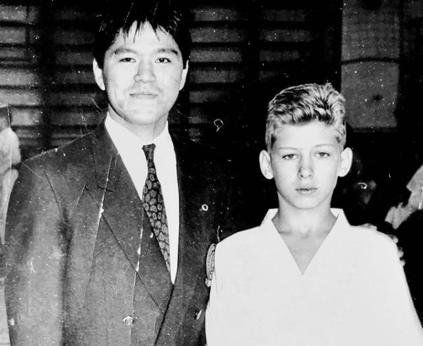 Igor with one of his early master instructors, Manabu Murakami.