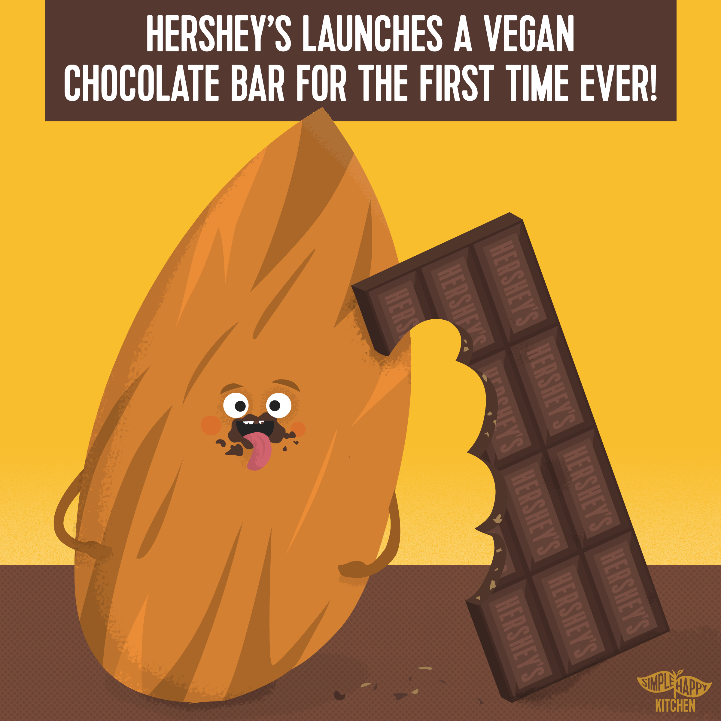 Hershey’s launches a vegan chocolate bar Simple Happy Kitchen