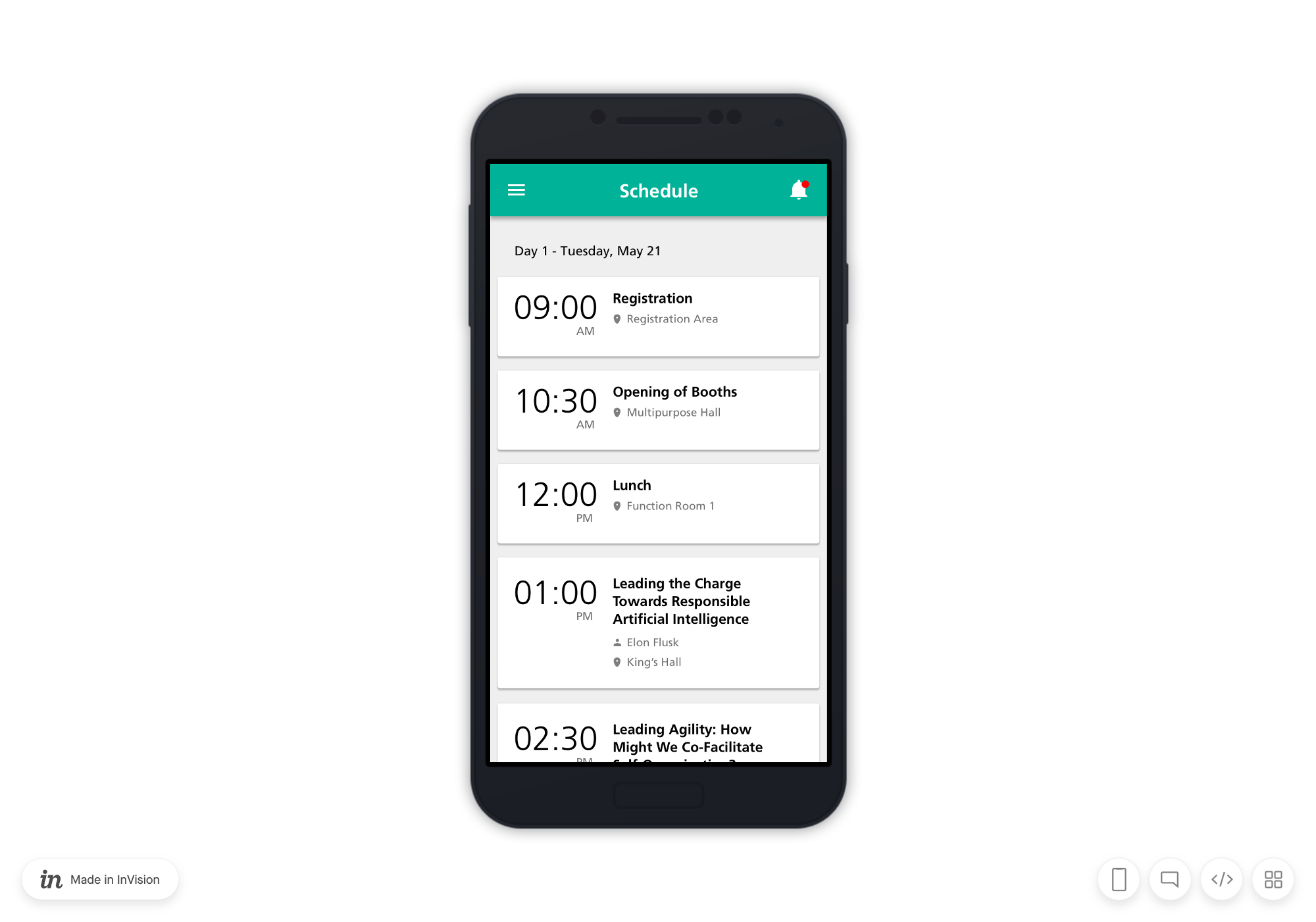 Mobile prototype