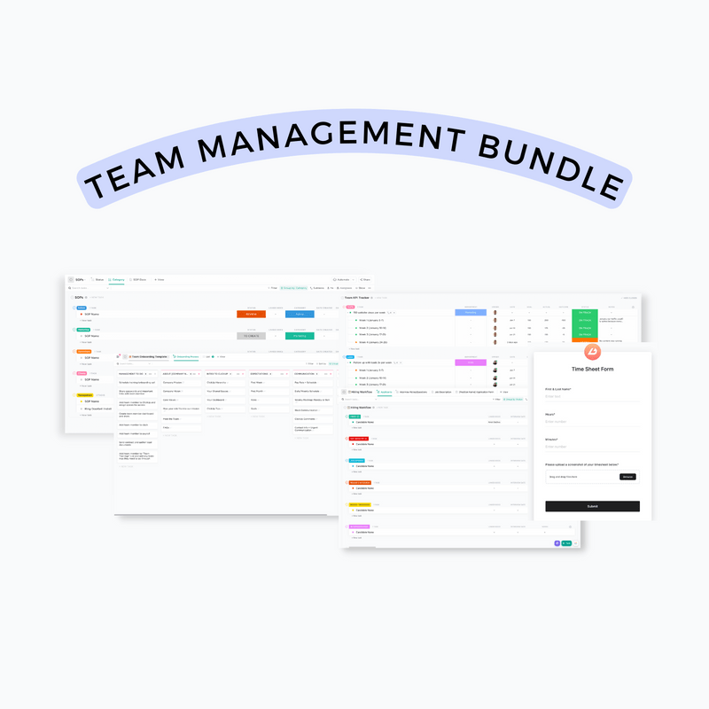 ClickUp Templates ClickUp Template Shop DaSilva Life