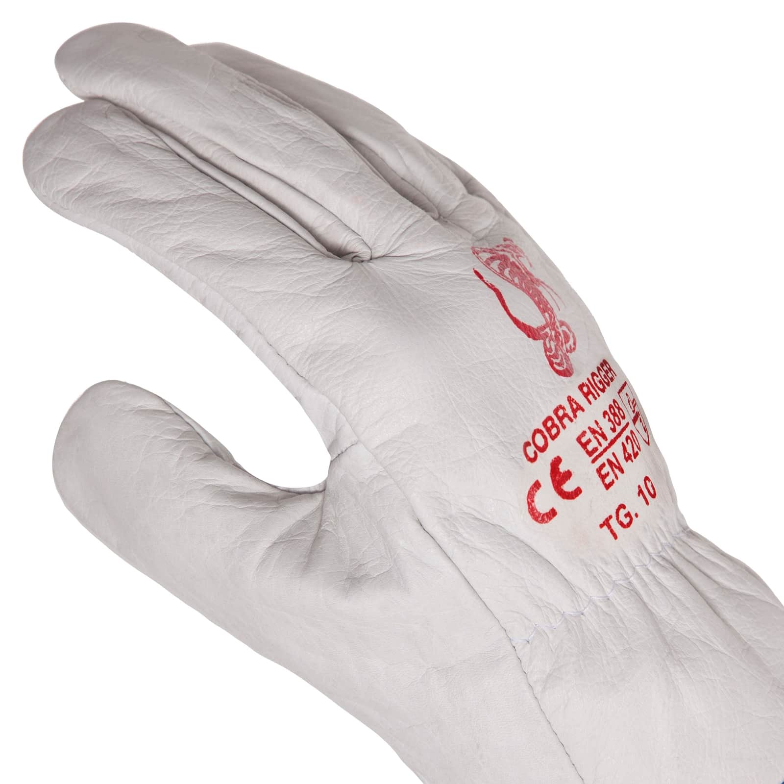 COBRA Full Grain Leather Riggers Gloves