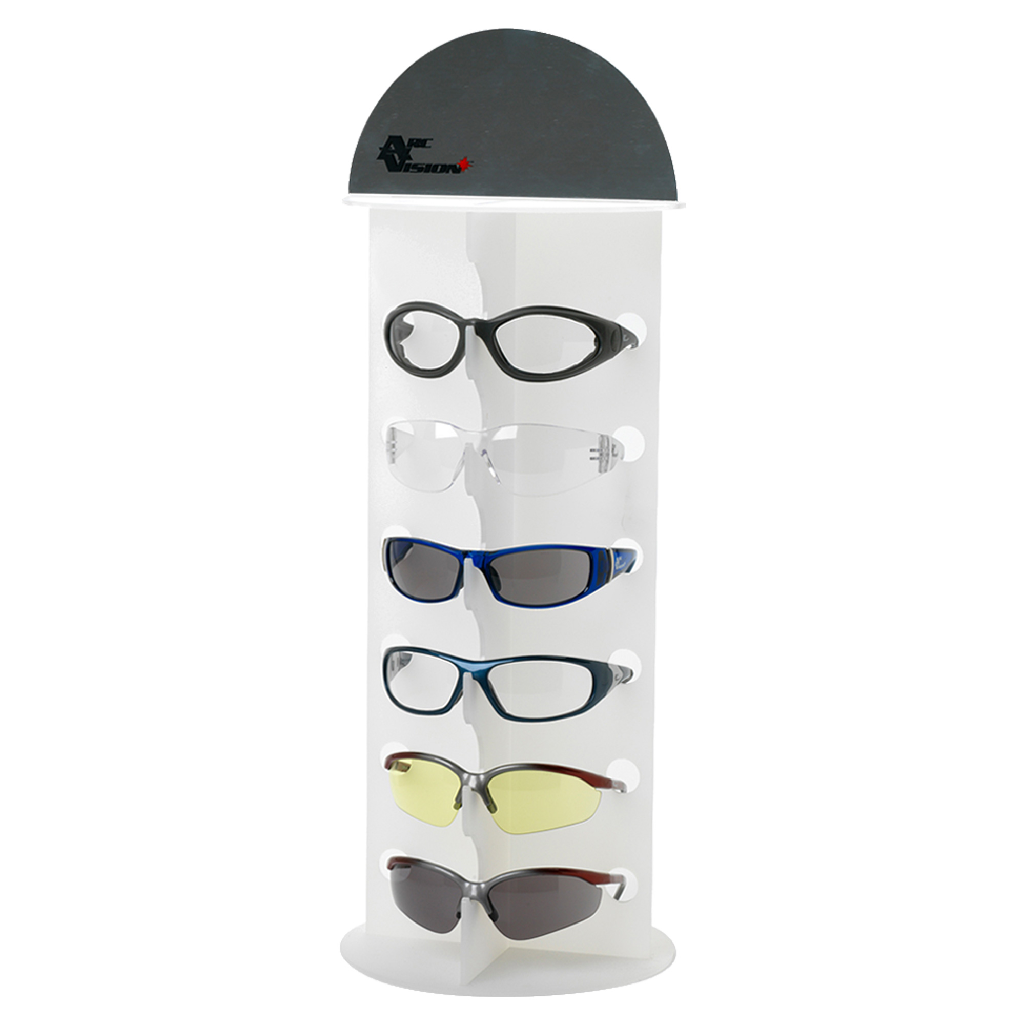 ARC VISION Safety Glasses Display Stand