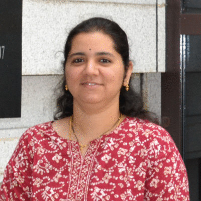 Profile picture of female in an office