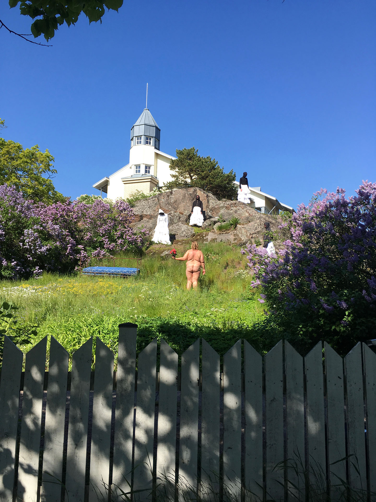 A church on top of a hill