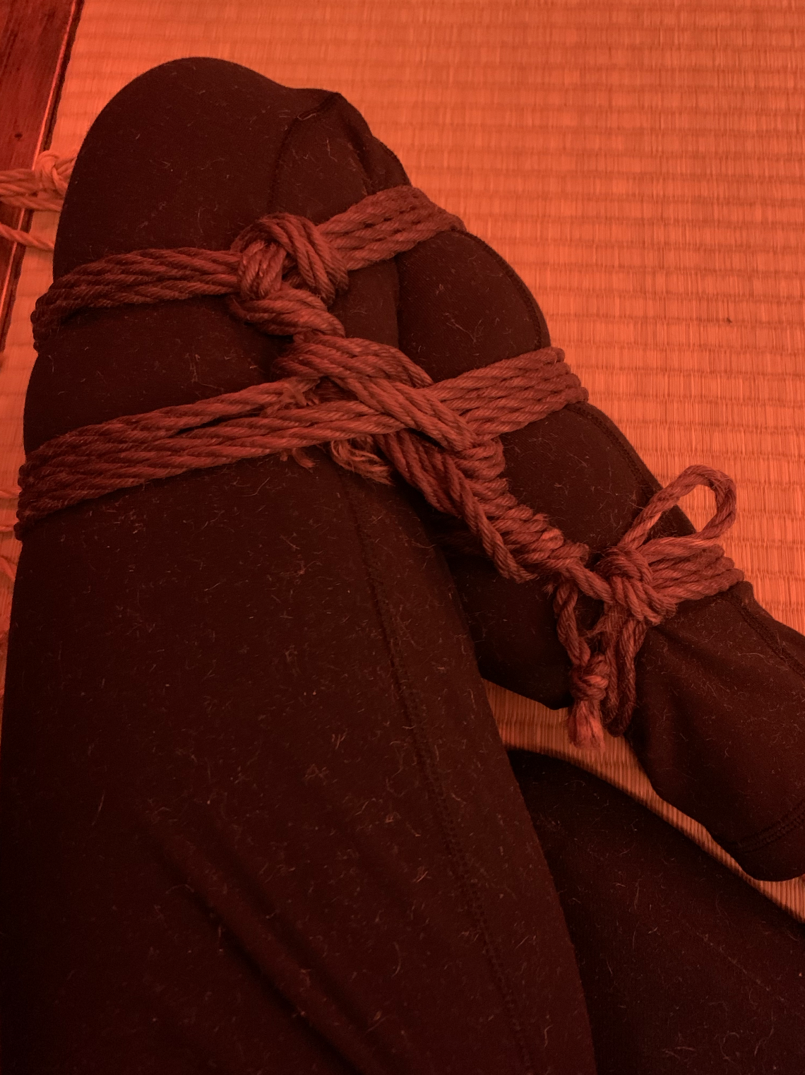 The two different knots we learned to tie (yes, that’s just two!)