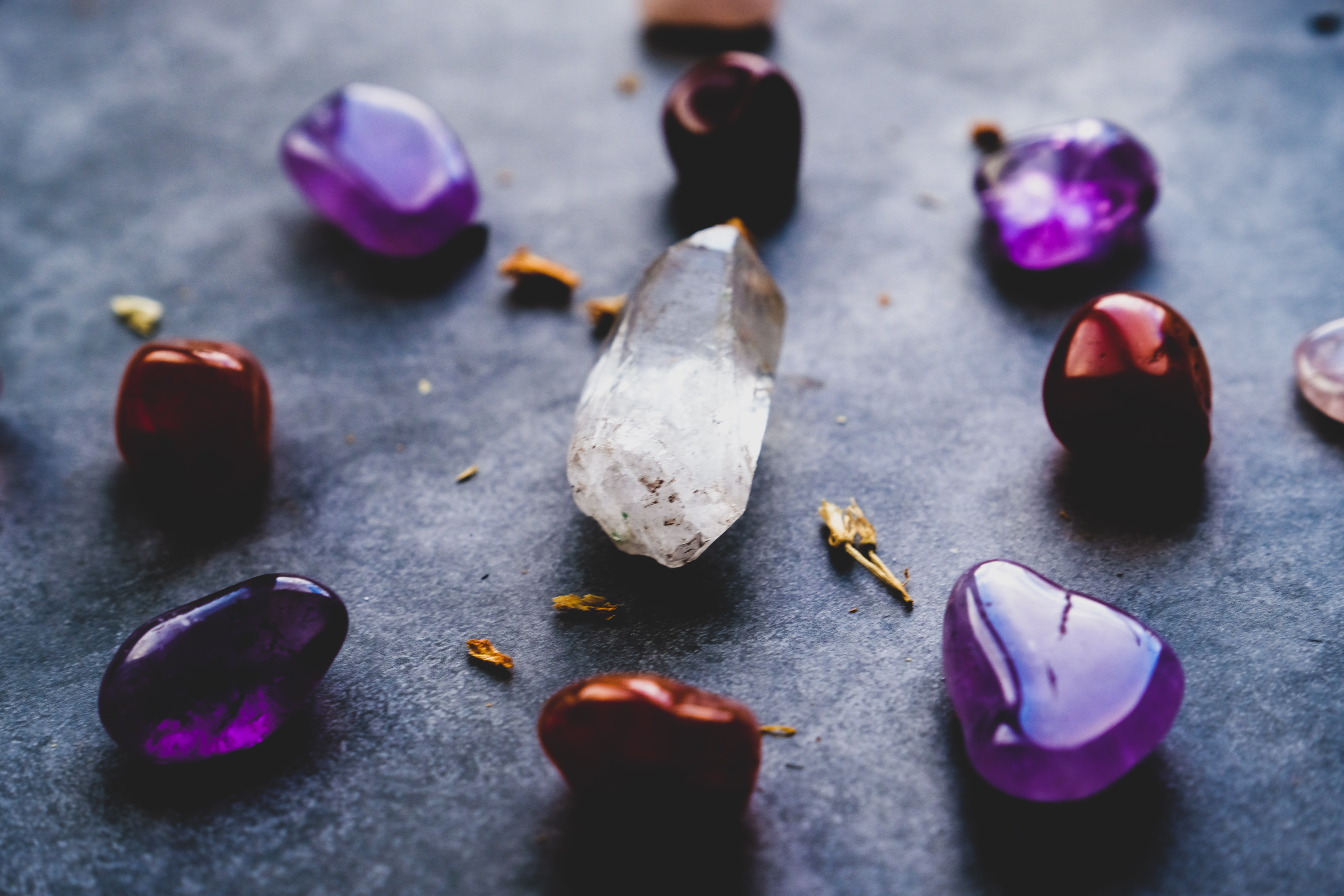Purple Gemstone Circle