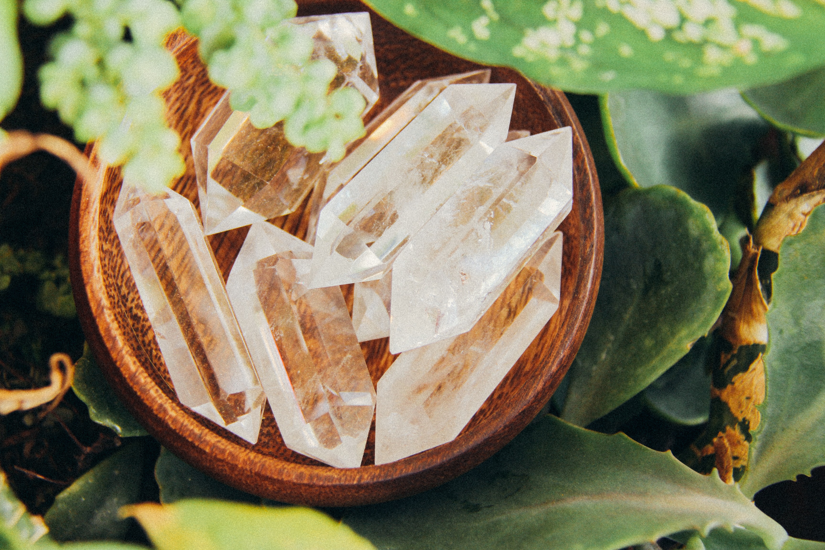 Clear Quartz Gemstone bowl