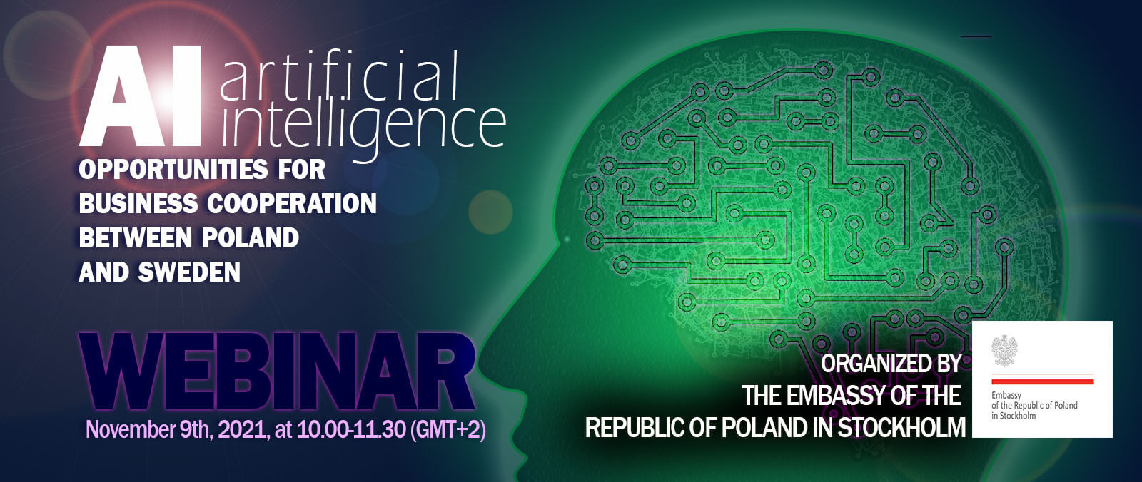 GAIA at the AI webinar at the Polish Embassy in Sweden
