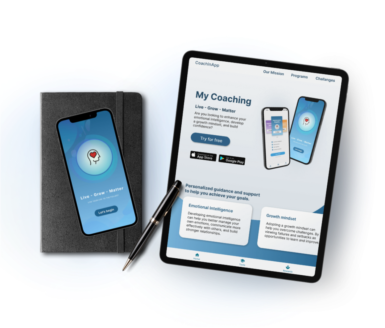 Coaching App - UX case study