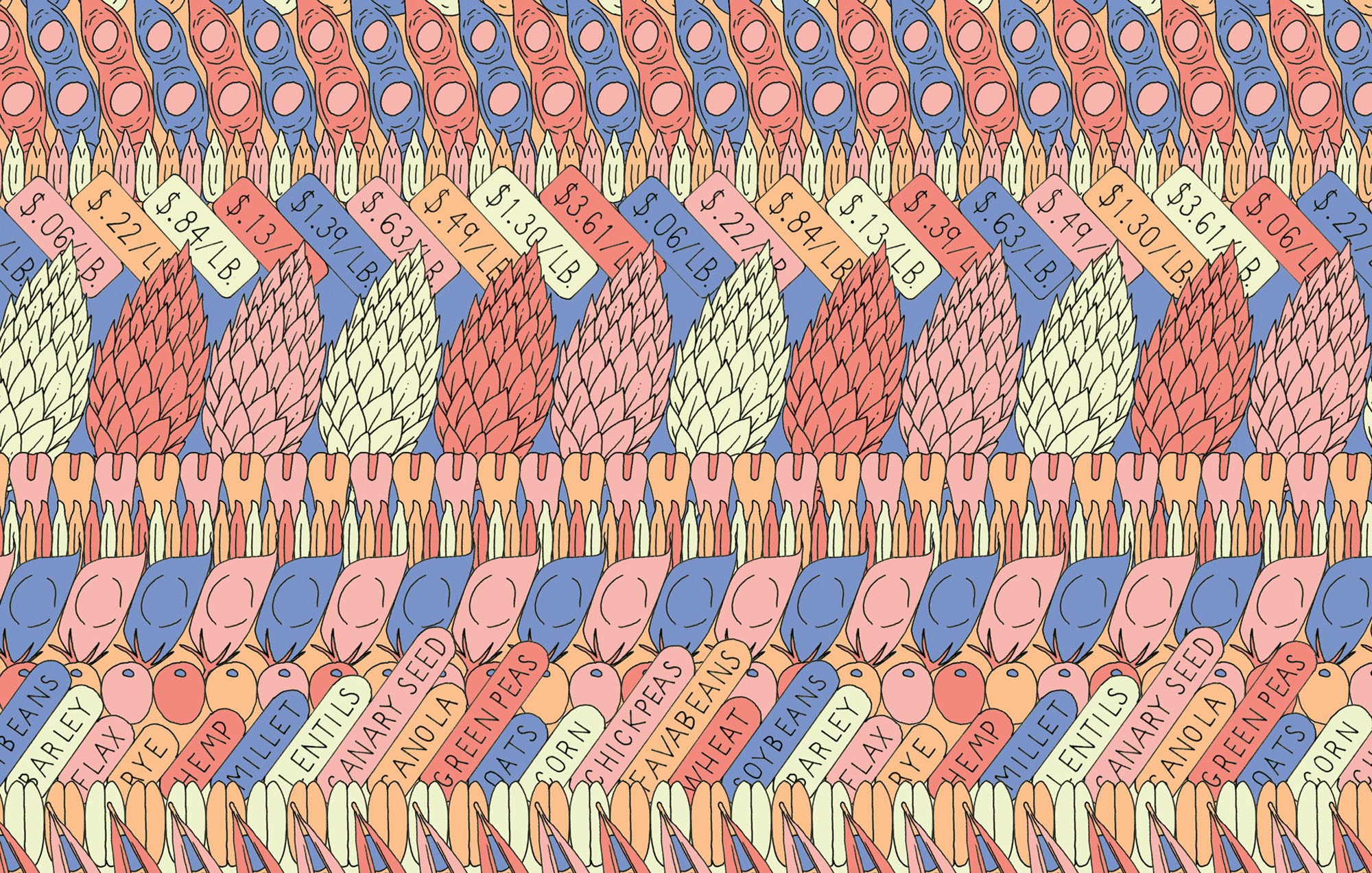 a colorful abstract illustration