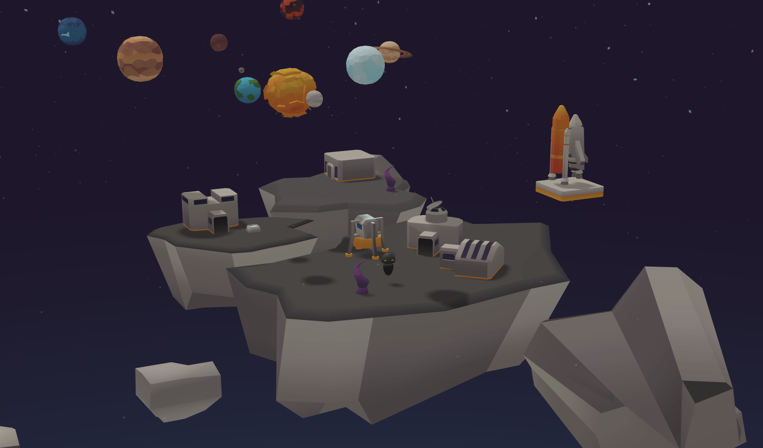 Space module of the KR Makerspace for middle school.