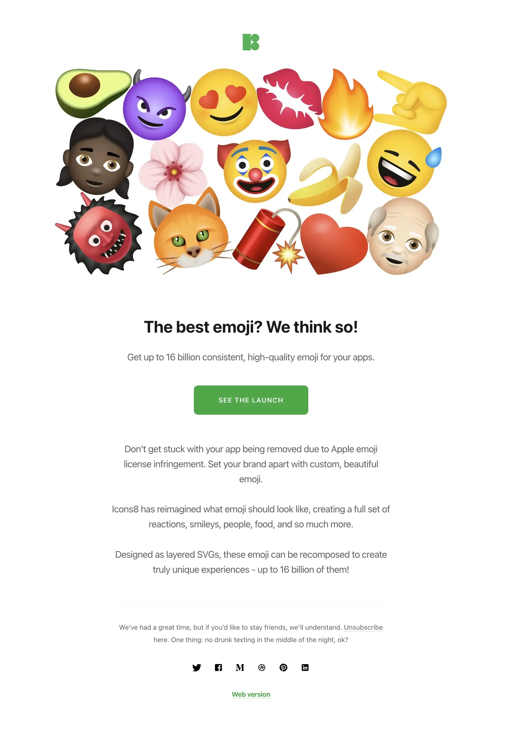 Icons8 Email Newsletter Example Emailspiration