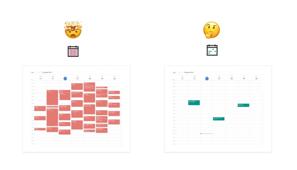 Is your calendar overcrowded or have you been forgotten? What is your meeting cadence?
