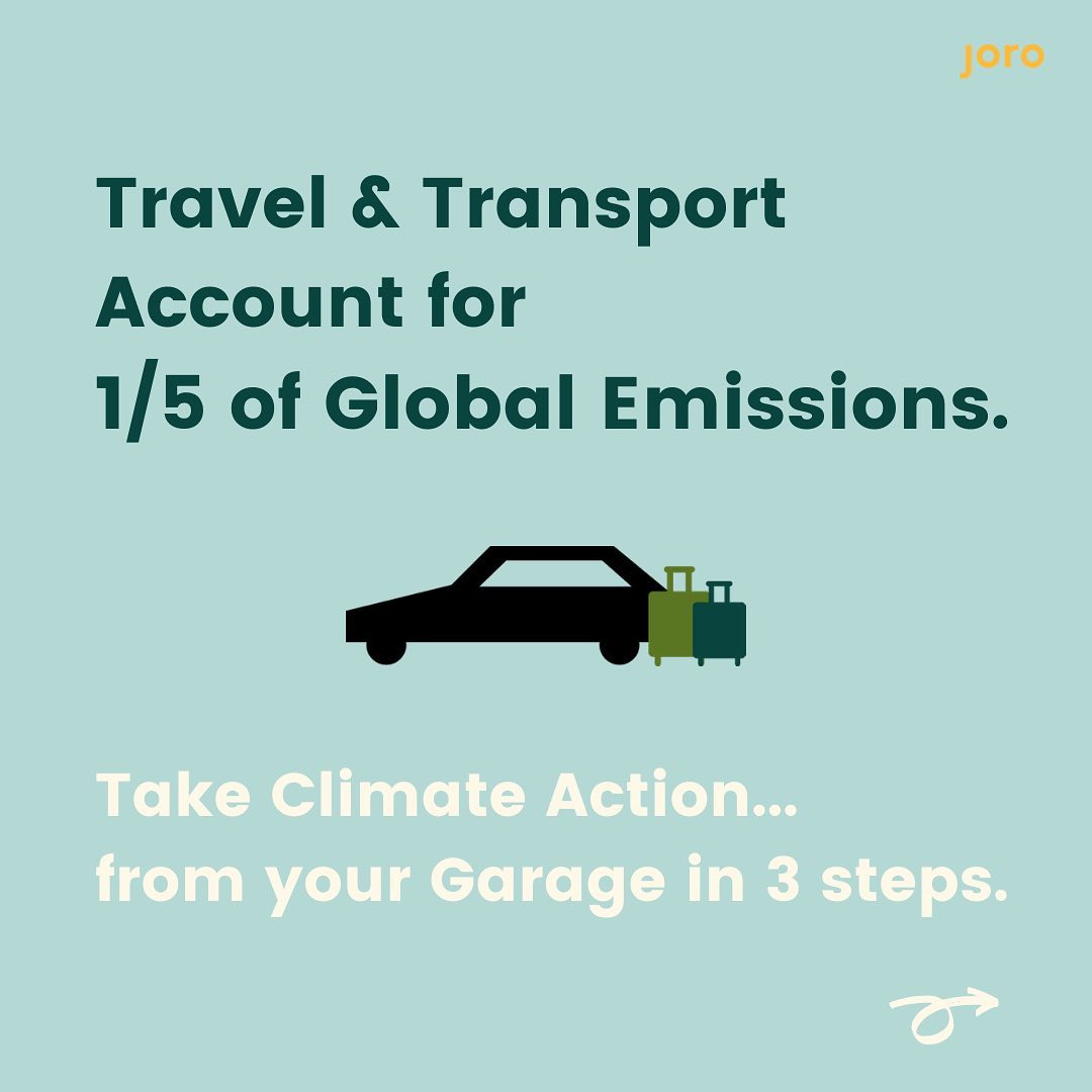 Travel & Transport Account for 1/5 of Global emissions