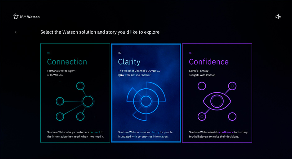 Solution and storytelling page