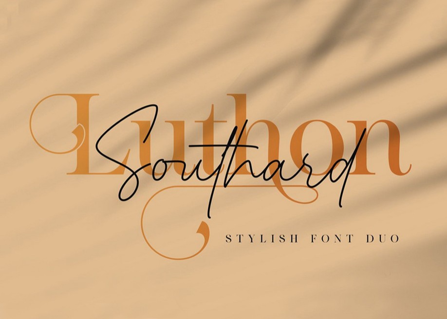Luthon Southard Font Duo