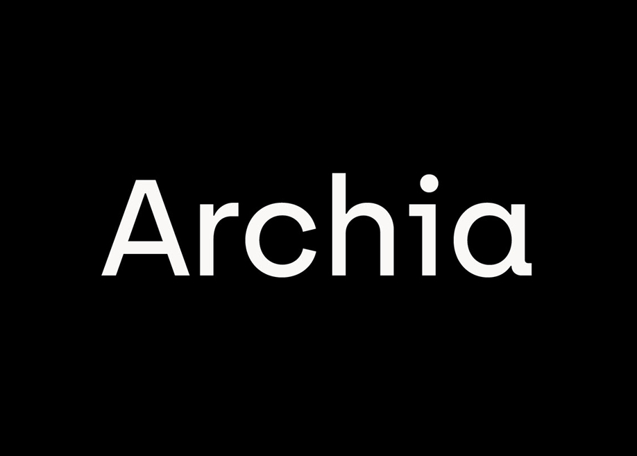 Archia regular font