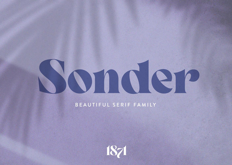 Sonder Regular - Free Font