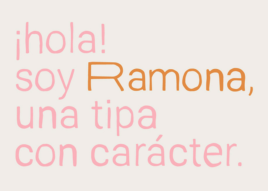 Ramona free display font