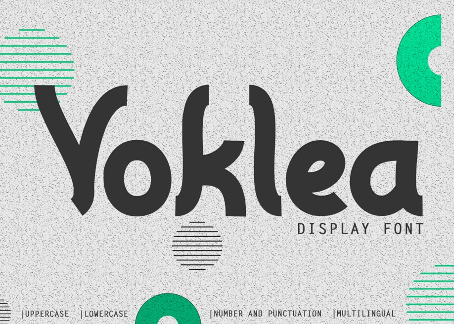 Voklea - Free Display Font