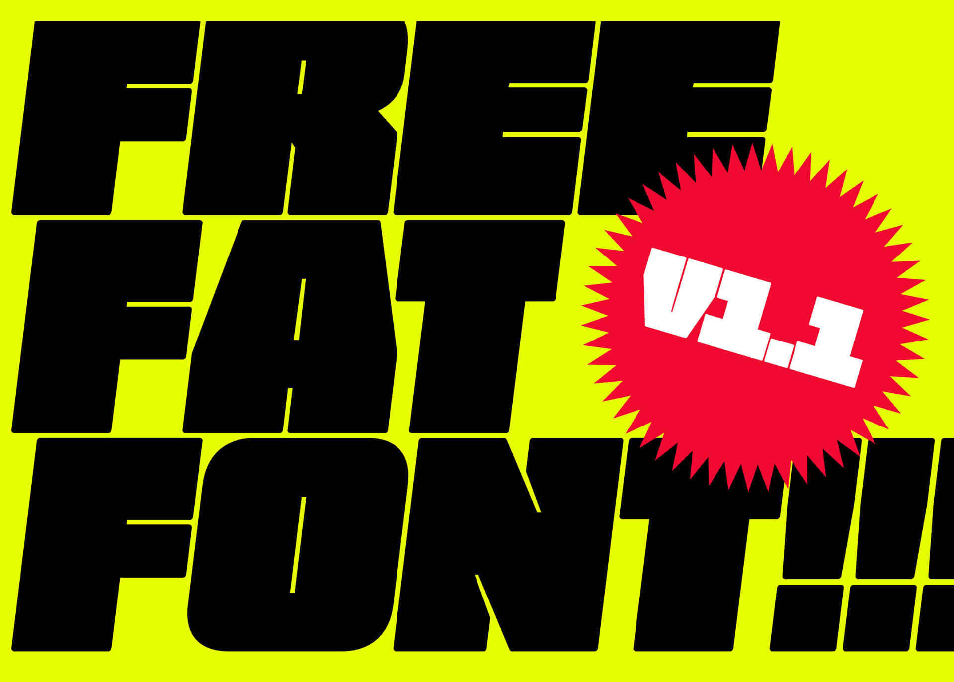 Fat Font