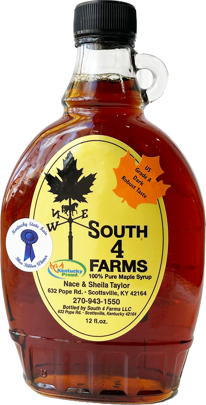 South 4 Farms AwardWinning 100 Pure Maple Syrup Kentucky Proud Products
