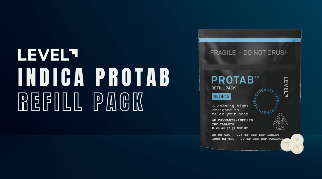 The Convenience of Cannabis: Level's Indica Protab™ Tablingual Refill Pack