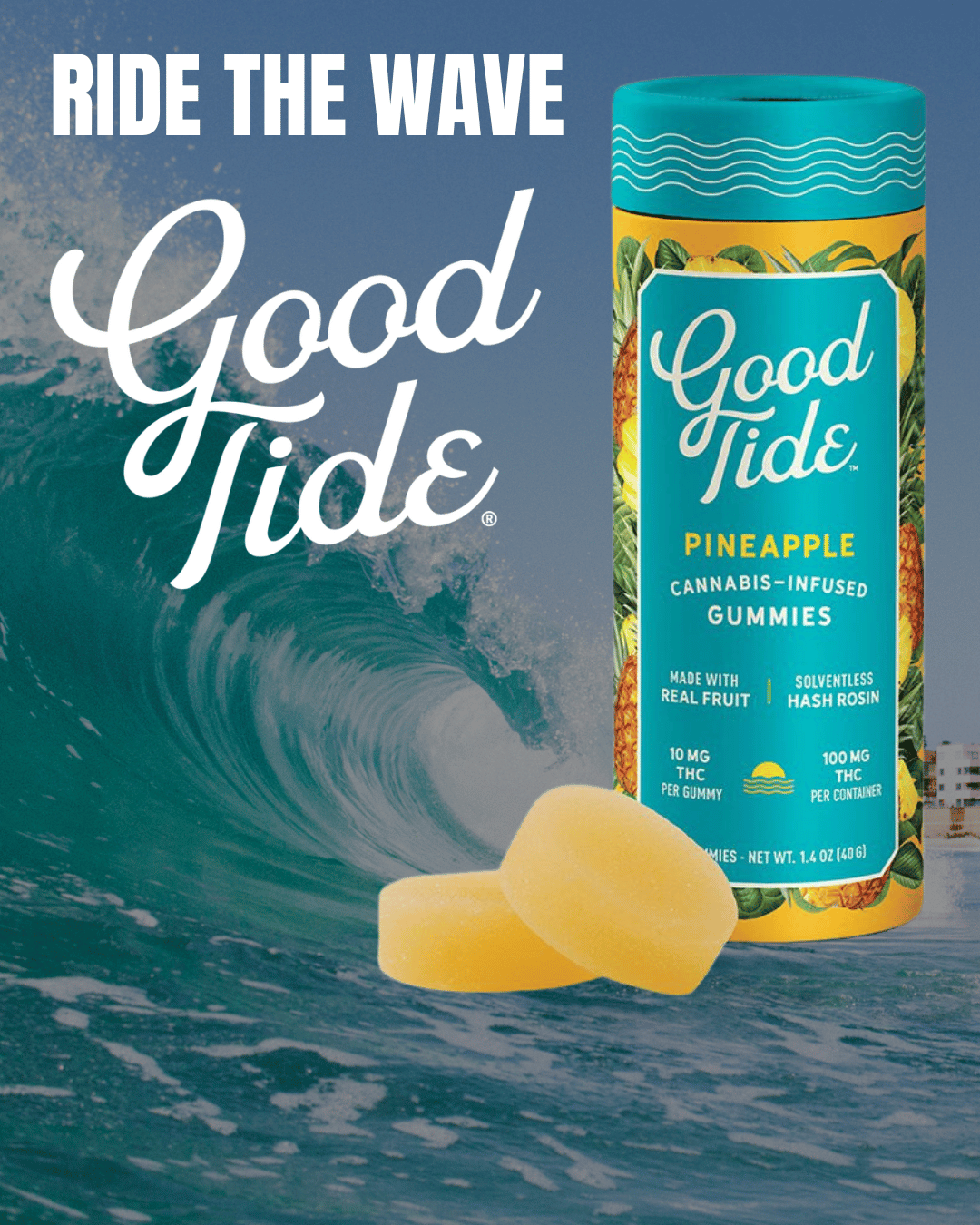 Riding the Good Tides Wave: A Dive into Pineapple Infused Gummies