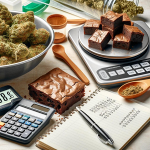 Calculating THC dosage of homemade edibles
