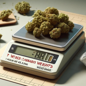 How many grams are in a pound of weed?