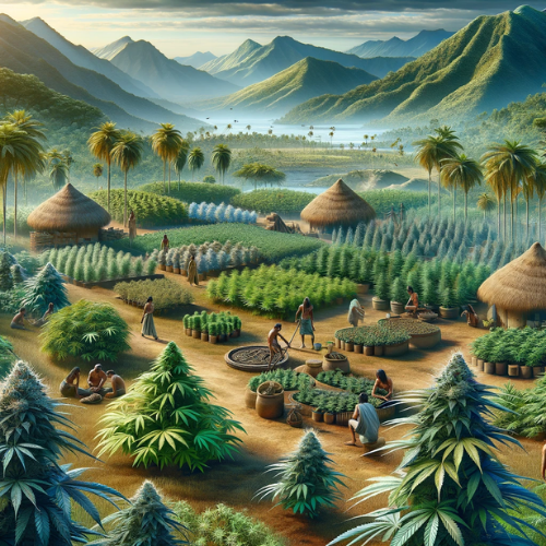 What are landrace strains?