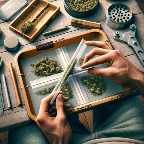 How to roll a cross joint