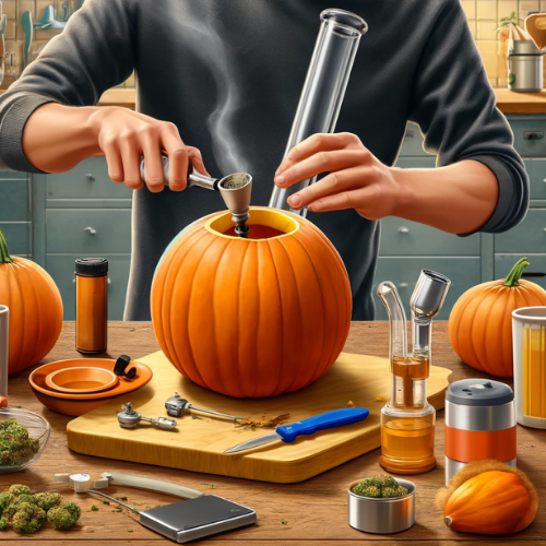 How to make a pumpkin bong