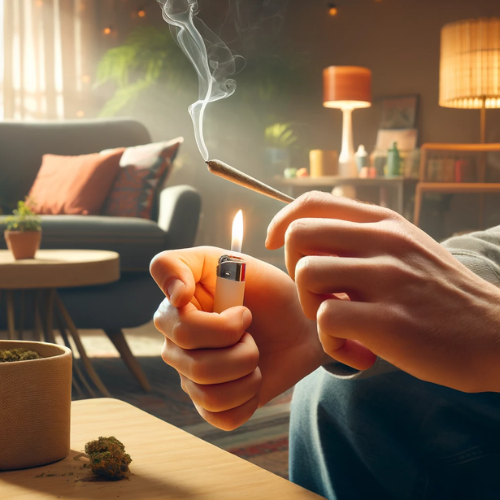 How to light a joint