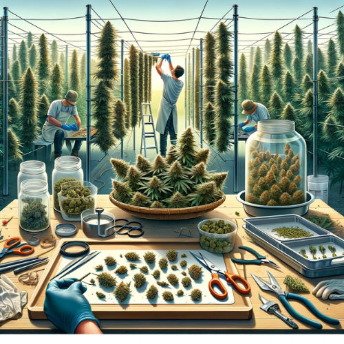 How to harvest, trim, dry and cure your weed