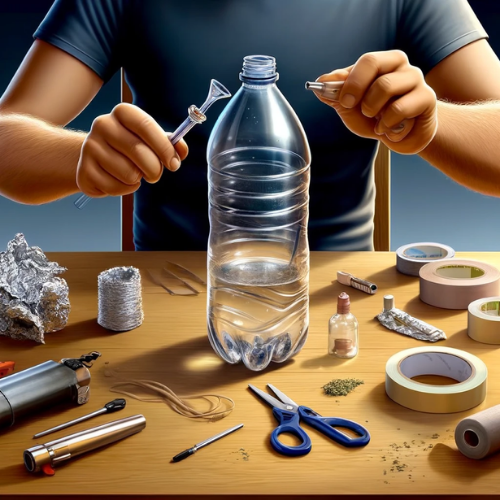 How to build a water bottle bong