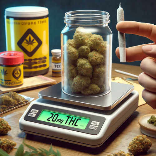 How many milligrams of THC are in a joint?