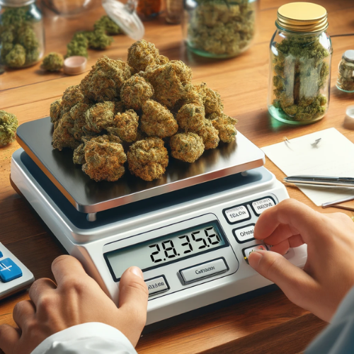 How many grams are in an ounce of weed?