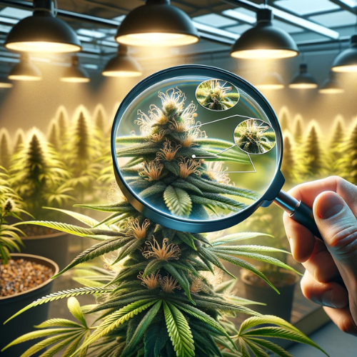 How can you tell if your plant is male or female before it flowers?