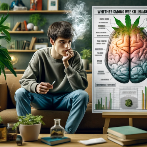 Does smoking weed kill brain cells?