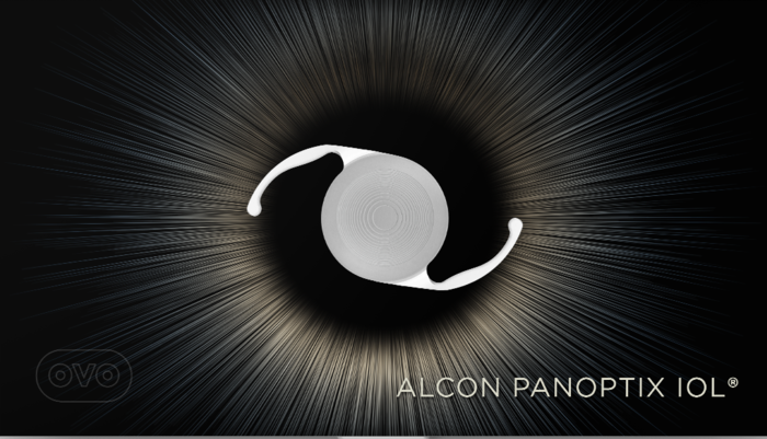 OVO illustrations for Alcon Panoptix IOL