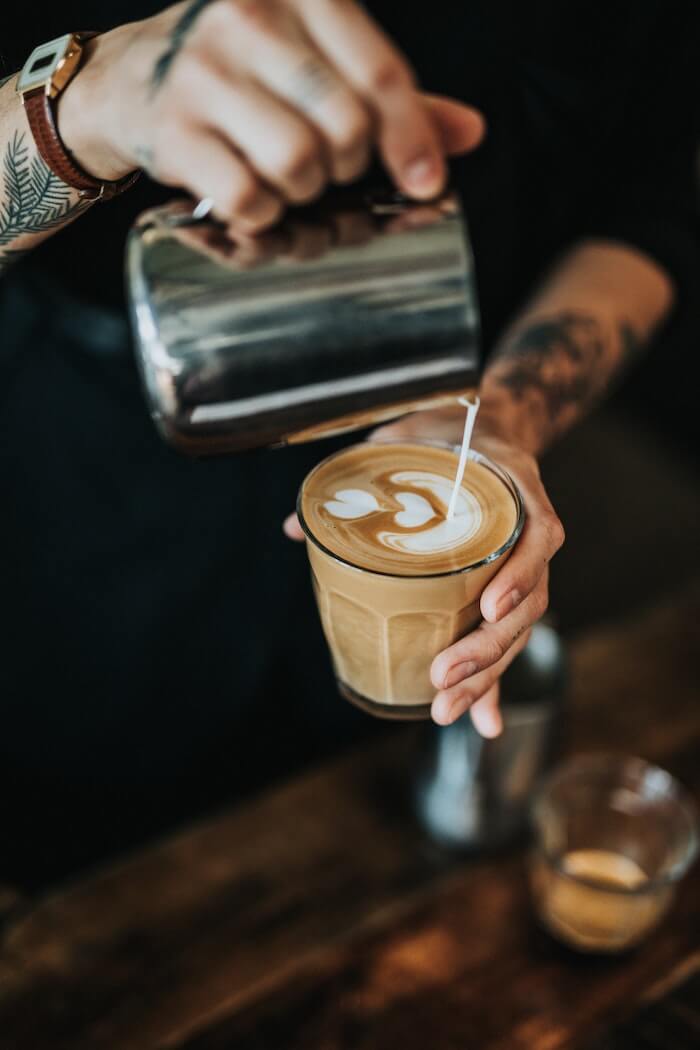 Making coffee