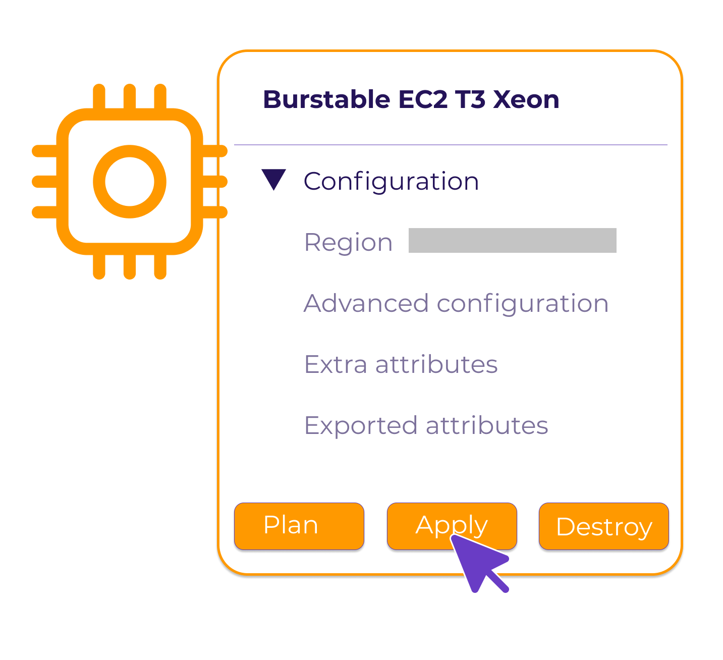 Infrastructure-as-code Brainboard