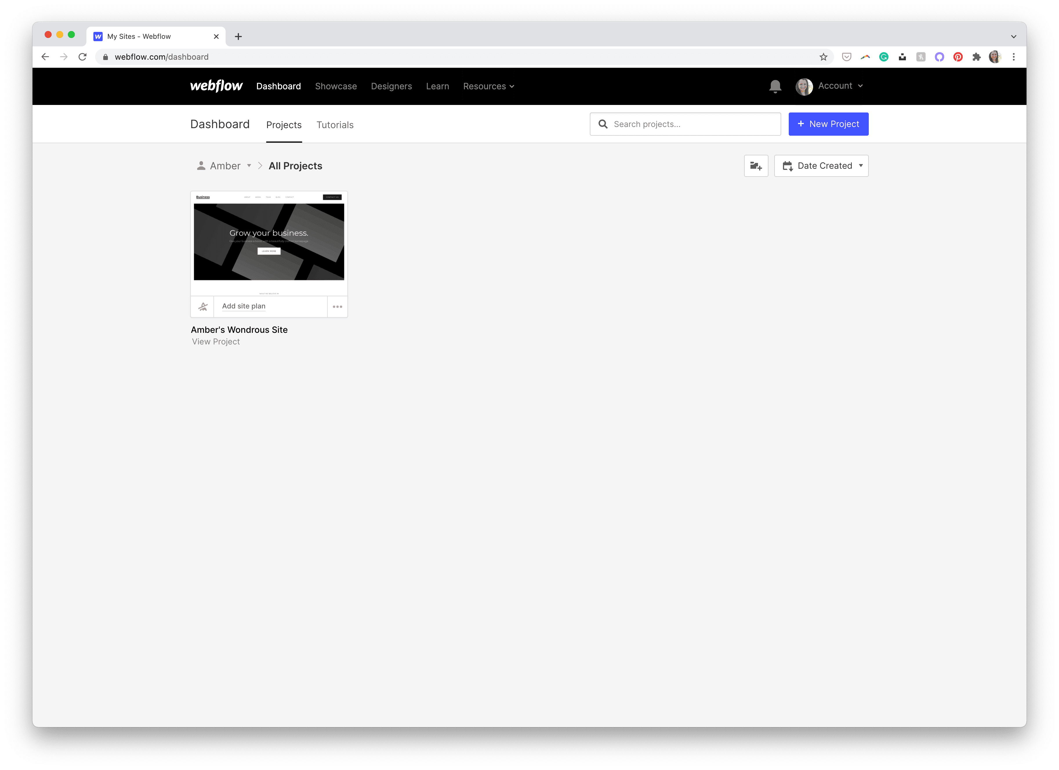 Webflow Dashboard