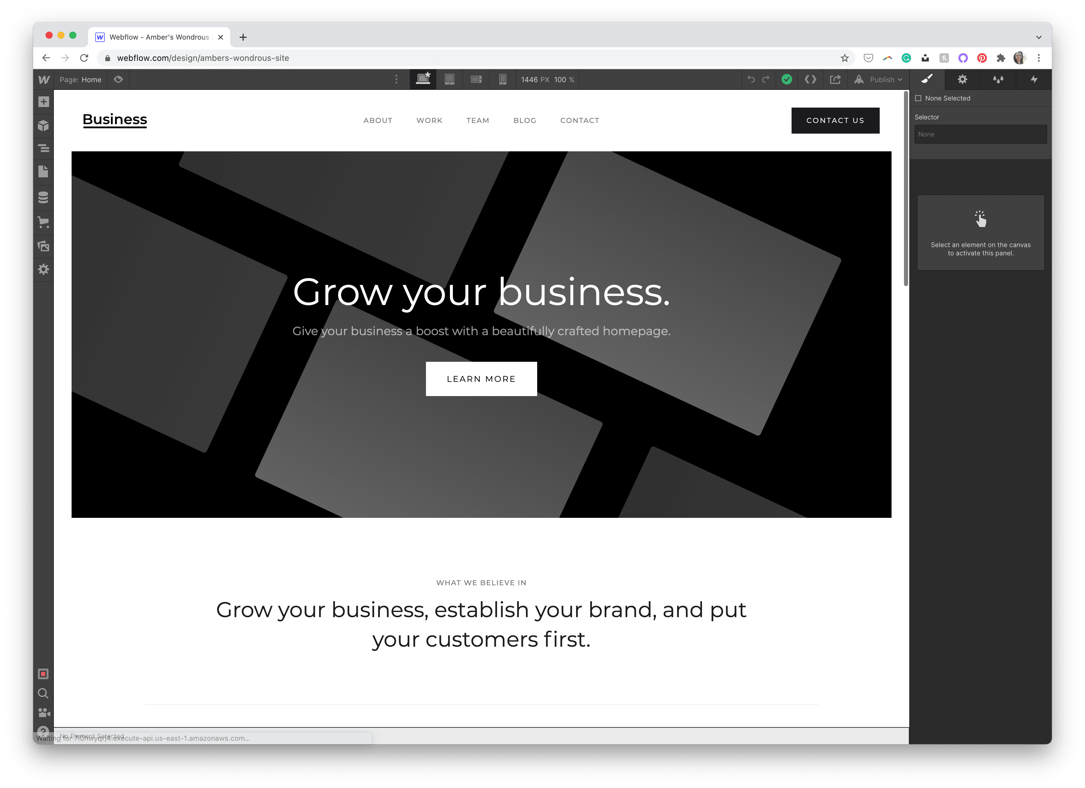 Webflow Business Template Starter