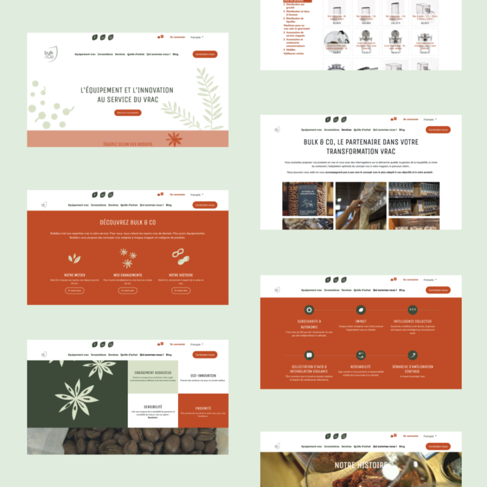 Site web marchand B2B