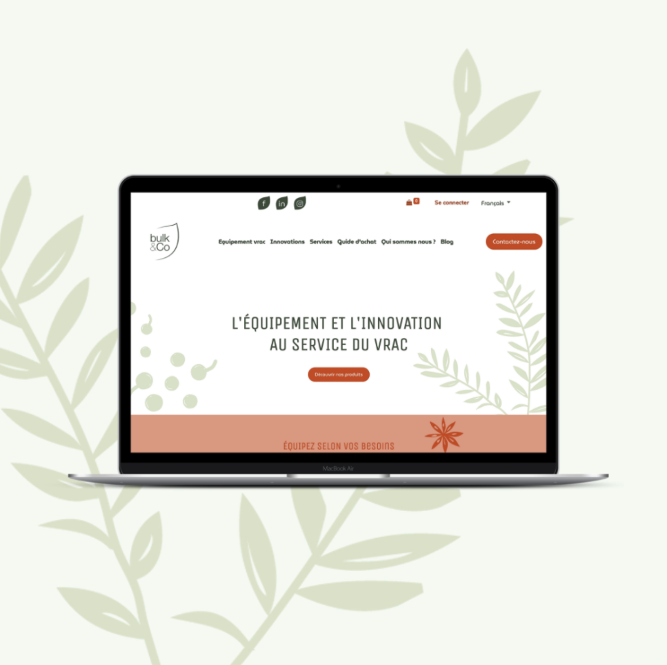 Site web marchand B2B
